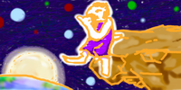 にんじゃもイラストかけるよ