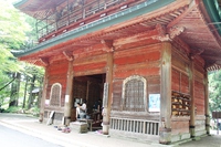 日本宗教の母山で観光研修