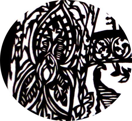 人気アイテム ミュシャの切り絵達 Twitter / 切り絵『ミュシャ（蔦 ...
