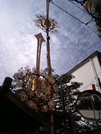 北白川の剣鉾 2008/10/09 09:30:20