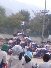 雨の組み体操 2011/09/17 14:40:38