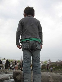 鴨川で遊ぶ 2008/04/17 22:48:02