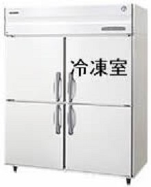 北海道の焼肉屋様への業務用４ドア冷凍冷蔵庫