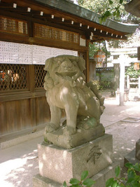 白峯神宮の狛犬