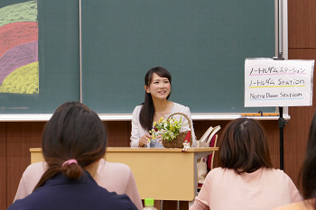 KBS京都　海平和アナウンサーをお迎えしてトーク！（授業「スピーチの基礎」）