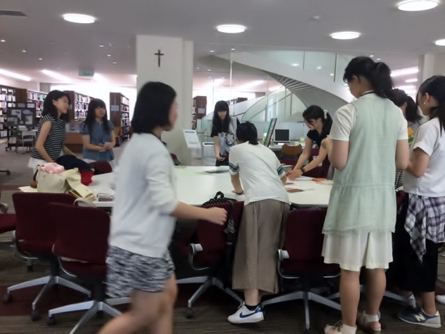 京都女子大学図書館情報学研究会との交流会を実施しました！