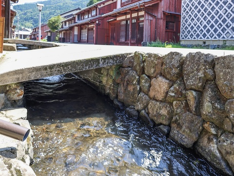 水音響く街道（福井県・熊川宿）