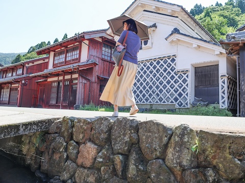 水音響く街道（福井県・熊川宿）