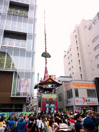 祇園祭　≪　放下鉾の曳き初め　≫