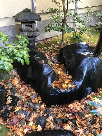 ≪　雪景色 と 散り紅葉　≫
