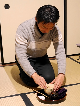 ≪　お茶のお稽古、始まる！　≫　in　らくたび京町家
