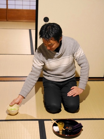 ≪　お茶のお稽古、始まる！　≫　in　らくたび京町家