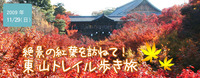 絶景の紅葉を訪ねて！　東山トレイル歩き旅