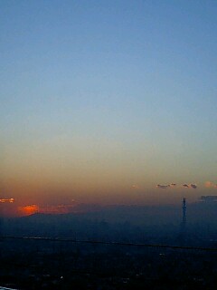 夕暮れ