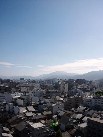 ≪　京都　今朝の青空　≫
