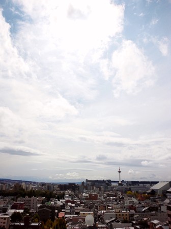雨が止んで、青空が！