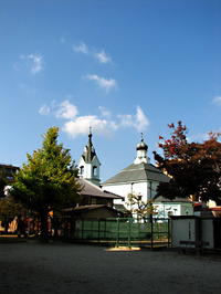 京都ハリストス正教会の背中が丸見え。 2009/11/27 12:00:00