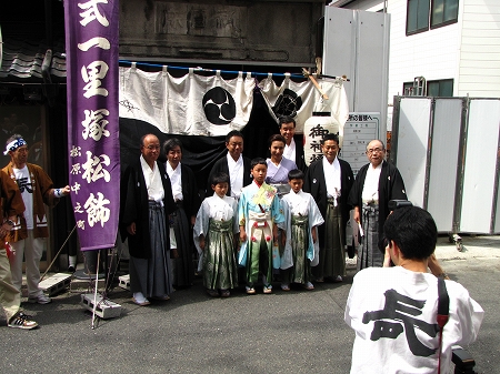 祇園祭2012　古式一里塚松飾式　7月14日