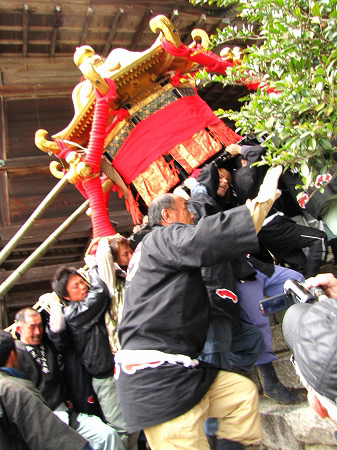日吉大社･山王祭2011　神輿上げ（お輿上げ）・3月6日