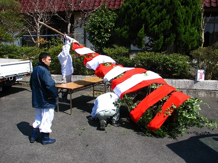 日吉大社・山王祭2010　直木（なおき）神事 3月27日