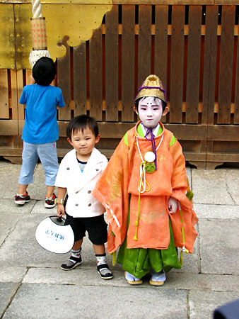 祇園祭2006　綾傘鉾稚児社参　7月7日